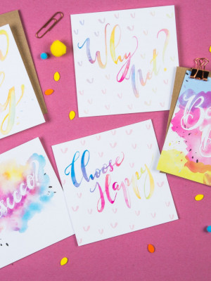 A well shot photo of some gift cards.