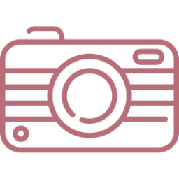 An icon depicting a camera